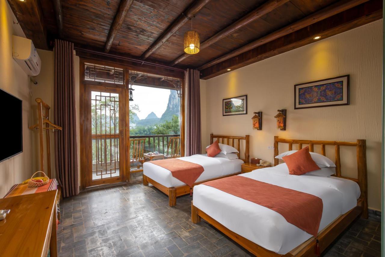 Yangshuo River Lodge Hotel-Free Pick Up From Yangshuo Area Over Three Nights Exterior foto